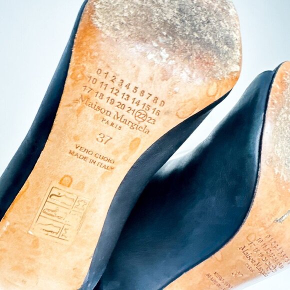 Maison Margiela Black Open toe Unique Booties 37 - Picture 12 of 14